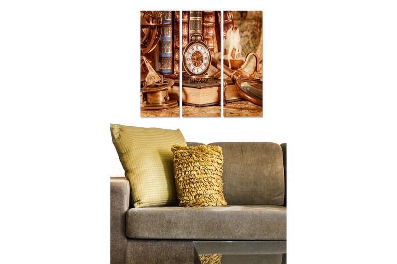 Tavla Nostalgic 3-Pack Flerfärgad 20X50 - 20x50 cm - Inredning & dekor - Tavlor & konst - Canvastavla