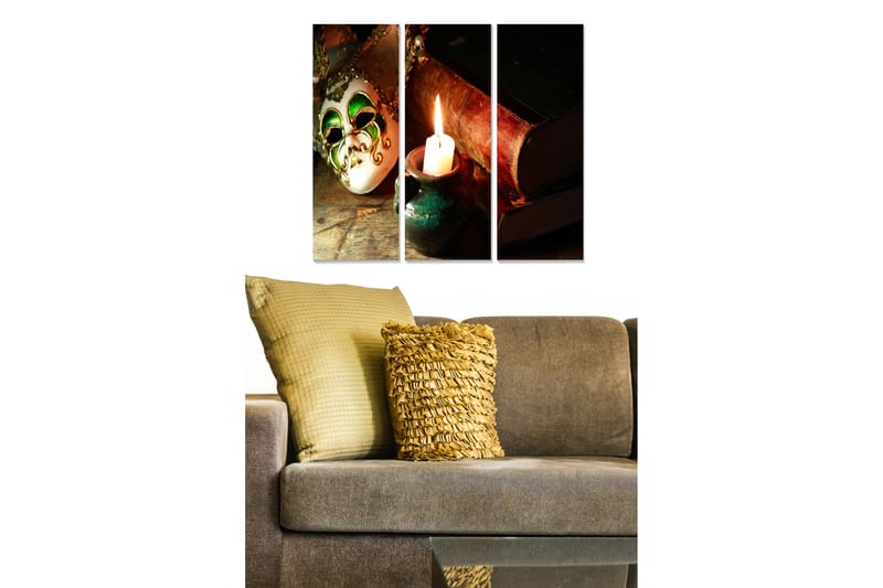 Tavla Nostalgic 3-pack Flerfärgad, 20x50 cm