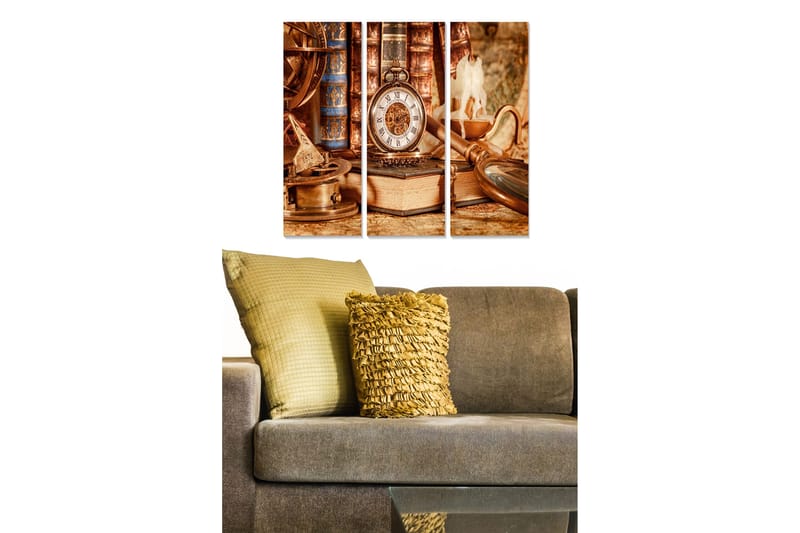 Tavla Nostalgic 3-pack Flerfärgad, 20x50 cm