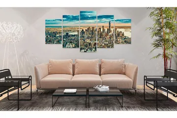 Tavla Ny Dream City 100x50 - Artgeist sp. z o. o. - Inredning & dekor - Tavlor & konst - Canvastavla