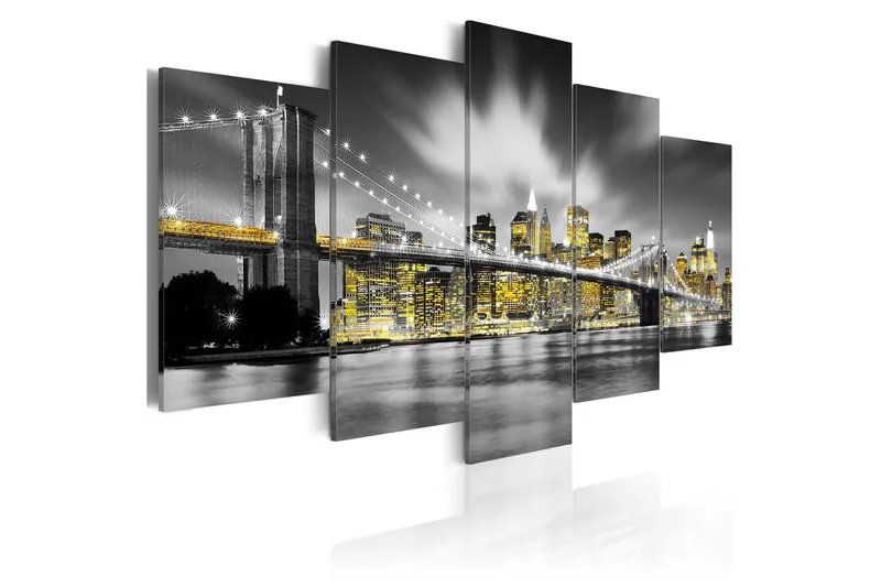Tavla Nyc Amber Eyes 100x50, Artgeist sp. z o. o.