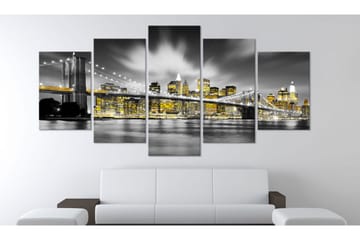 Tavla Nyc Amber Eyes 100x50 - Artgeist sp. z o. o. - Inredning & dekor - Tavlor & konst - Canvastavla