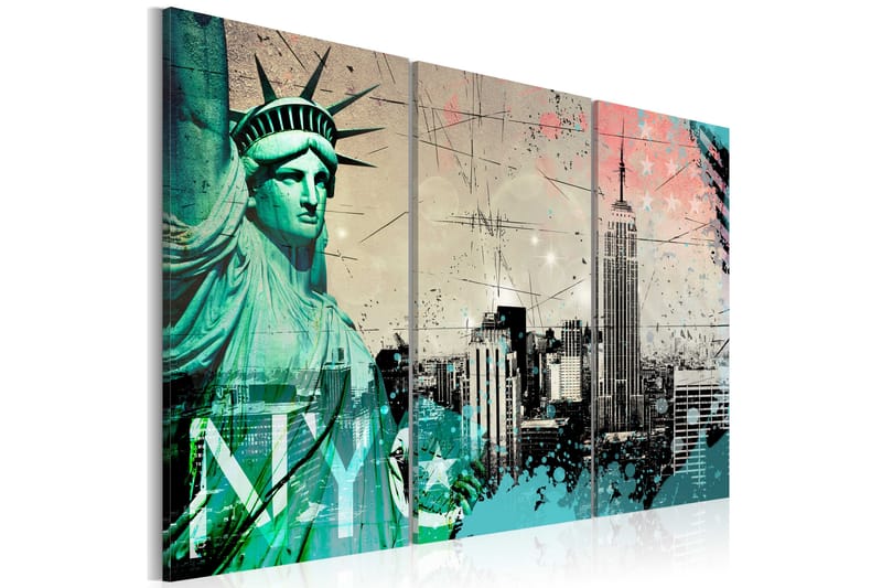 Tavla Nyc Collage 60X40 Flerfärgad - Artgeist sp. z o. o. - Inredning & dekor - Tavlor & konst - Canvastavla