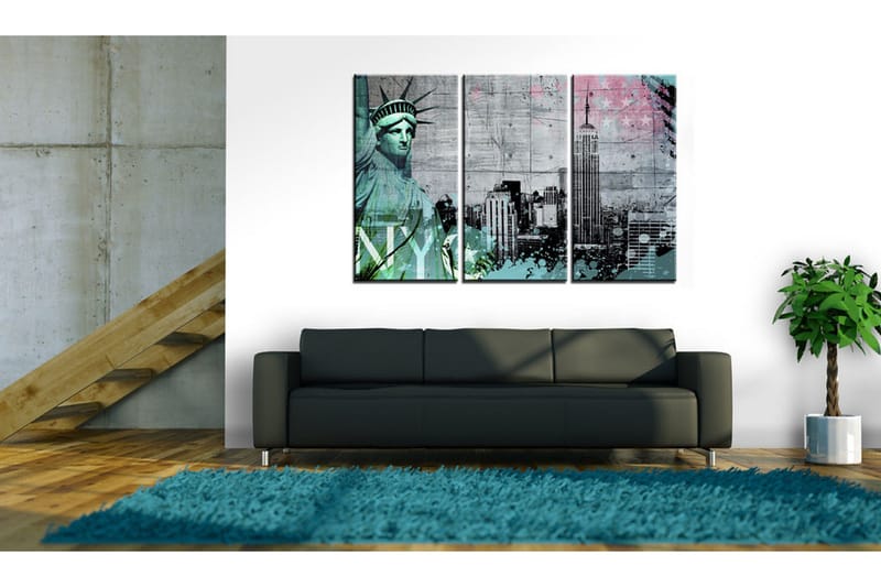 Tavla Nyc Collage Iii 120X80 Flerfärgad - Artgeist sp. z o. o. - Inredning & dekor - Tavlor & konst - Canvastavla