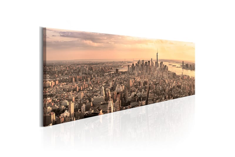 Tavla Nyc Urban Beauty 150X50 Brun Städer - Artgeist sp. z o. o. - Inredning & dekor - Tavlor & konst - Canvastavla