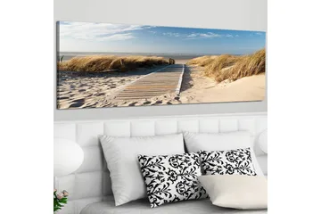 Tavla Obevakad strand 120x40 - Artgeist sp. z o. o. - Inredning & dekor - Tavlor & konst - Canvastavla
