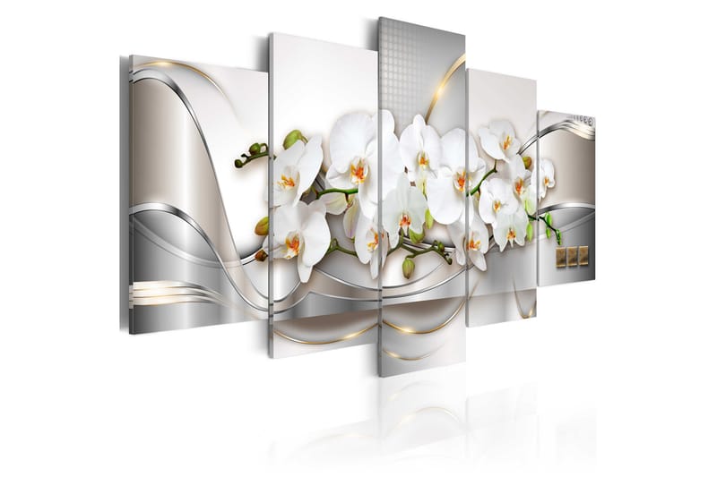 Tavla Ocean Of Innocence 100X50 Grå|Vit, Artgeist sp. z o. o.