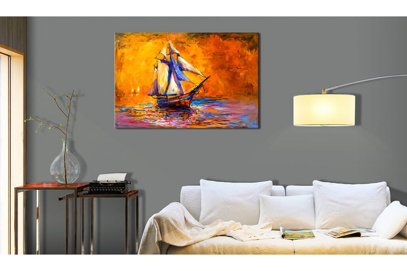 TAVLA Ocean of the Setting Sun 120x80 - Artgeist sp. z o. o. - Inredning & dekor - Tavlor & konst - Canvastavla