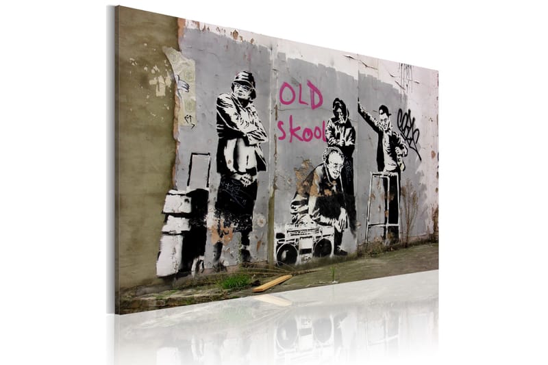 Tavla Old School Banksy 60x40, Artgeist sp. z o. o.