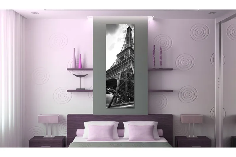 Tavla Oneiric Paris black and white 45x135