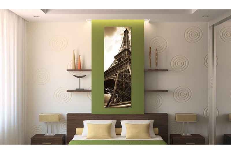 Tavla Oneiric Paris Sepia 40x120 - Artgeist sp. z o. o. - Inredning & dekor - Tavlor & konst - Canvastavla