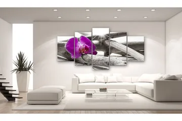 Tavla Orchid On Beach 100x50 - Artgeist sp. z o. o. - Inredning & dekor - Tavlor & konst - Canvastavla