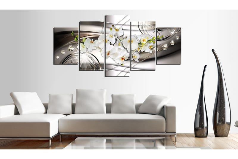 Tavla Orchid With Diamonds 100x50 - Artgeist sp. z o. o. - Inredning & dekor - Tavlor & konst - Canvastavla
