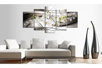 Tavla Orchid With Diamonds 200x100 - Artgeist sp. z o. o. - Inredning & dekor - Tavlor & konst - Canvastavla
