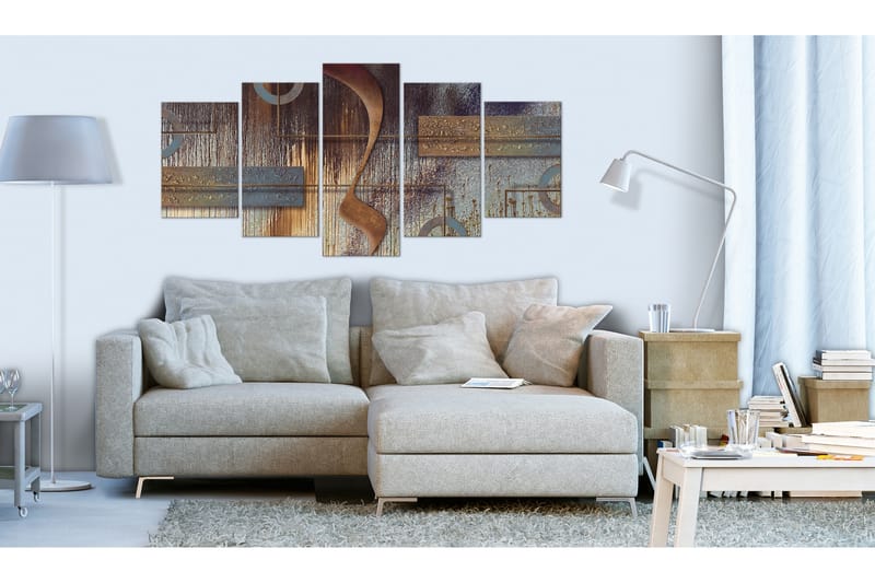 Tavla Oriental Composition 100X50 Brun|Flerfärgad - Artgeist sp. z o. o. - Inredning & dekor - Tavlor & konst - Canvastavla