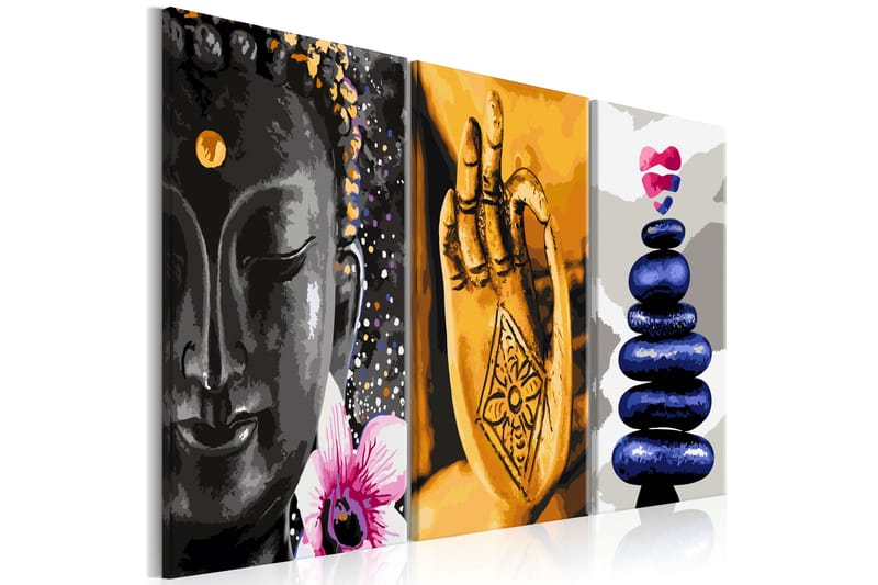 Tavla Oriental Triptych 3 Parts 120x60 - Artgeist sp. z o. o. - Inredning & dekor - Tavlor & konst - Canvastavla