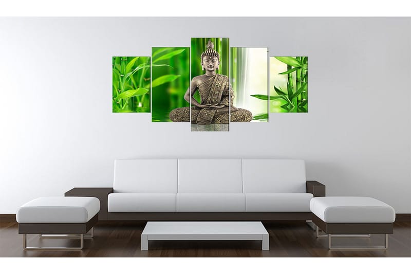 Tavla Överväger Buddha 200x100 - Artgeist sp. z o. o. - Inredning & dekor - Tavlor & konst - Canvastavla