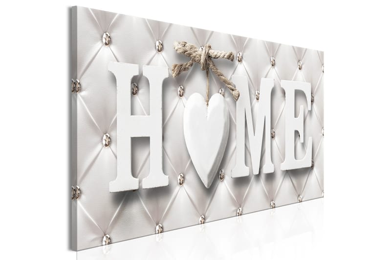 Tavla Quilted Home (1 Part) Narrow 120x40 - Artgeist sp. z o. o. - Inredning & dekor - Tavlor & konst - Canvastavla