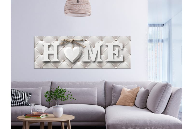 Tavla Quilted Home (1 Part) Narrow 120x40, Artgeist sp. z o. o.