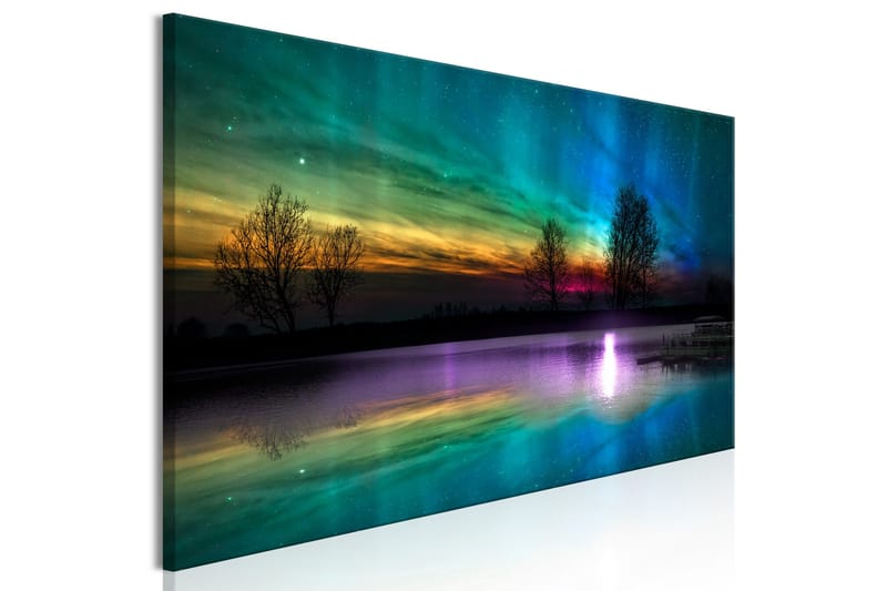 Tavla Rainbow Aurora (1 Part) Narrow 120x40 - Inredning & dekor - Tavlor & konst - Canvastavla