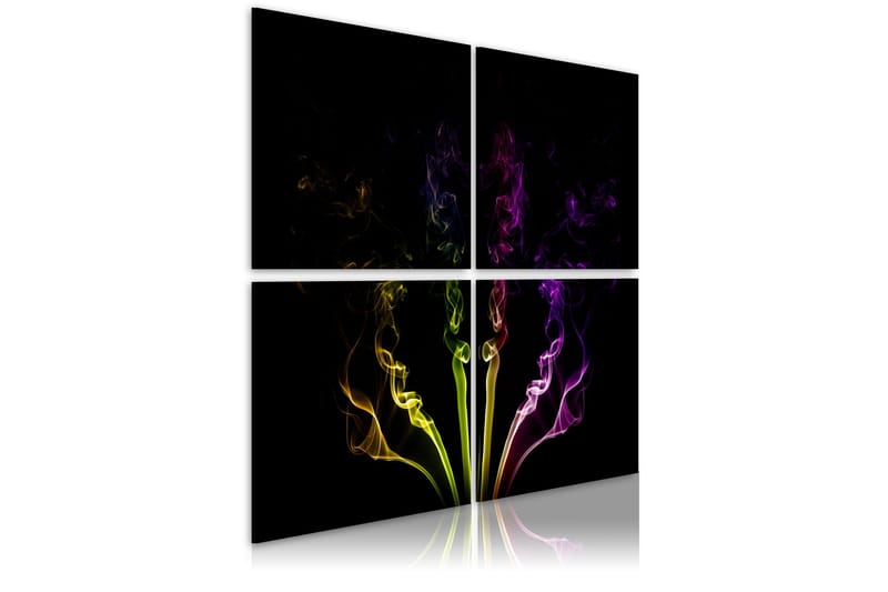 Tavla Rainbow-färgade rök spår 60x60, Artgeist sp. z o. o.