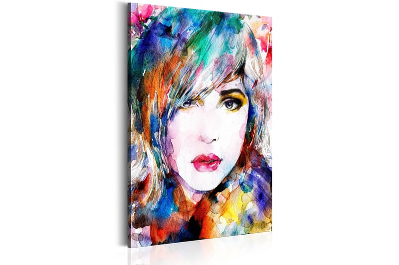 Tavla Rainbow Girl 40x60 - Artgeist sp. z o. o. - Inredning & dekor - Tavlor & konst - Canvastavla