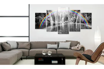 Tavla Rainbow On Grays 100x50 - Artgeist sp. z o. o. - Inredning & dekor - Tavlor & konst - Canvastavla