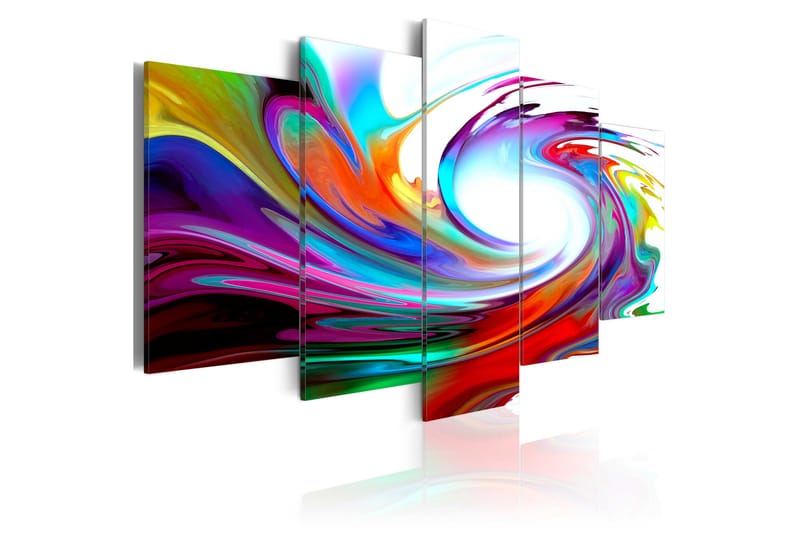 Tavla Rainbow Swirl 200X100 Flerfärgad - Artgeist sp. z o. o. - Inredning & dekor - Tavlor & konst - Canvastavla