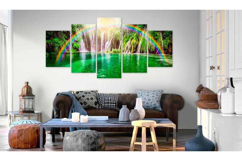 Tavla Rainbow Time Ii 200x100 - Artgeist sp. z o. o. - Inredning & dekor - Tavlor & konst - Canvastavla