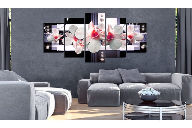 Tavla Raspberry Accent 100x50 - Artgeist sp. z o. o. - Inredning & dekor - Tavlor & konst - Canvastavla