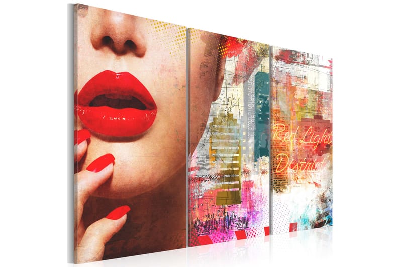 Tavla Red Light District 120x80 - Artgeist sp. z o. o. - Inredning & dekor - Tavlor & konst - Canvastavla