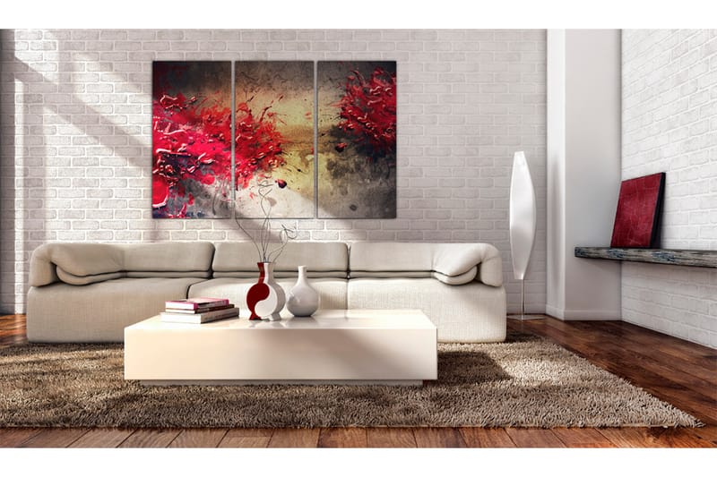 Tavla Red Splash 60X40 Röd|Flerfärgad - Artgeist sp. z o. o. - Inredning & dekor - Tavlor & konst - Canvastavla