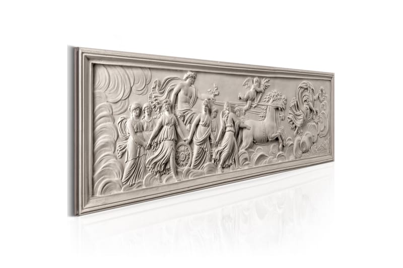 Tavla Relief Apollo And Muses 150X50 Grå Människor - Artgeist sp. z o. o. - Canvastavla