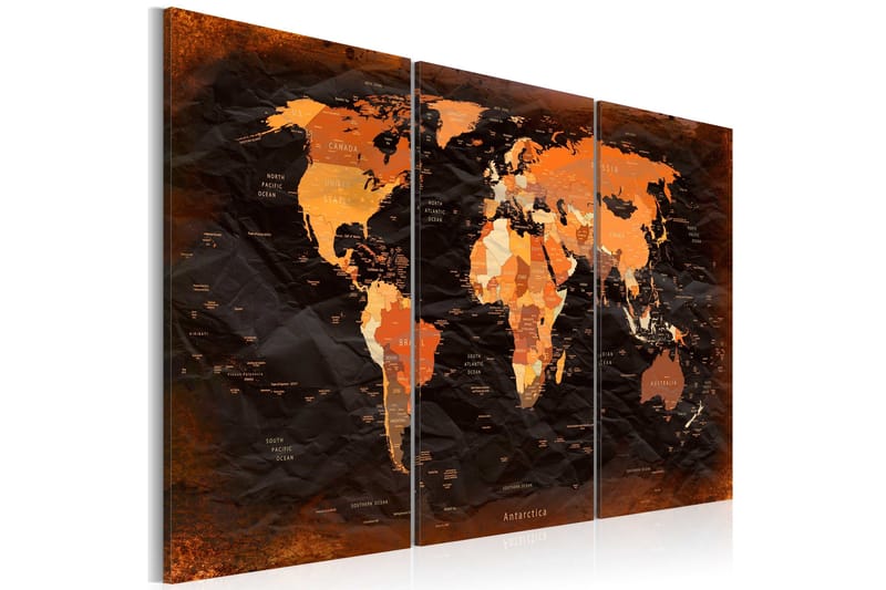 Tavla Remarkable Map 60x40, Artgeist sp. z o. o.