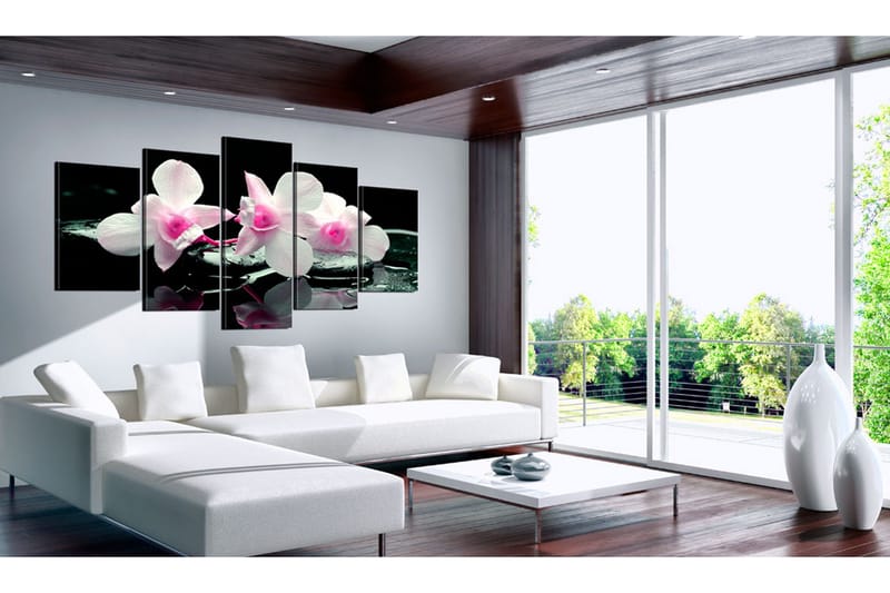 Tavla Rest Of Orchids 200x100 - Artgeist sp. z o. o. - Inredning & dekor - Tavlor & konst - Canvastavla