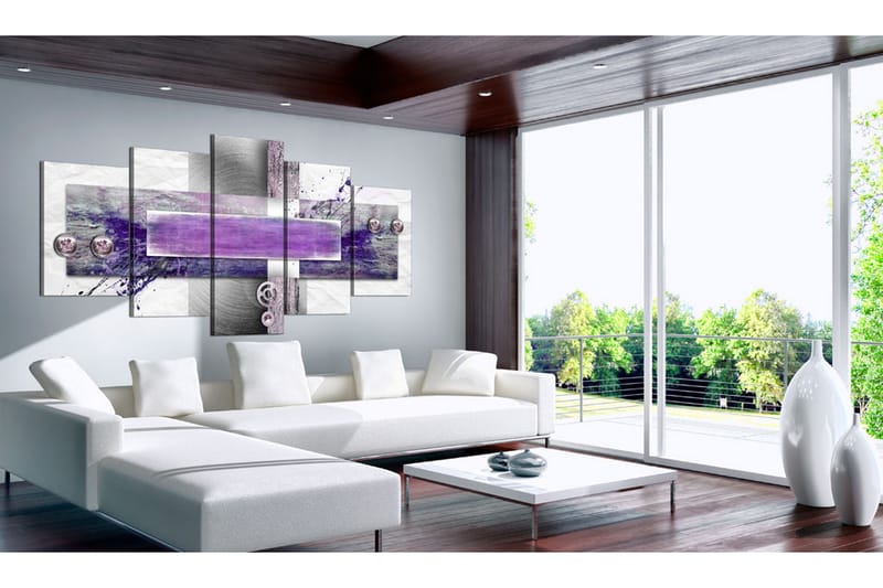 Tavla Restless Mind 200X100 Lila - Artgeist sp. z o. o. - Inredning & dekor - Tavlor & konst - Canvastavla