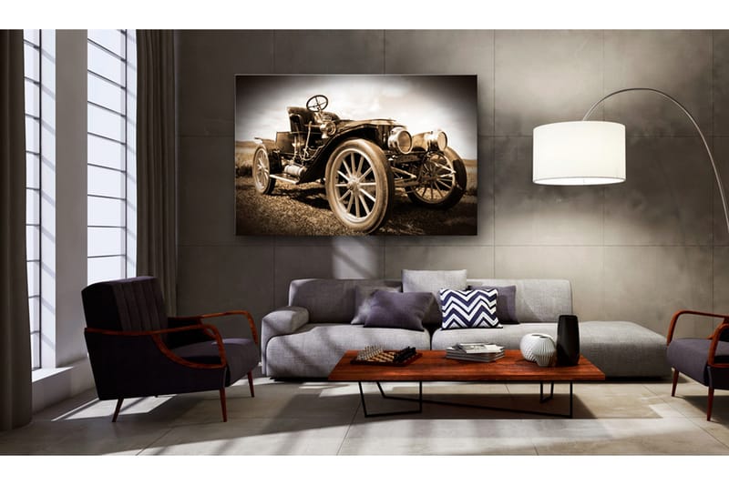 Tavla Retro Car 120x80 VALUE_MISSING_1 - Inredning & dekor - Tavlor & konst - Canvastavla