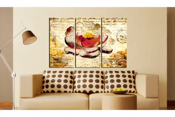 Tavla Retro Flower 60x40 - Artgeist sp. z o. o. - Inredning & dekor - Tavlor & konst - Canvastavla