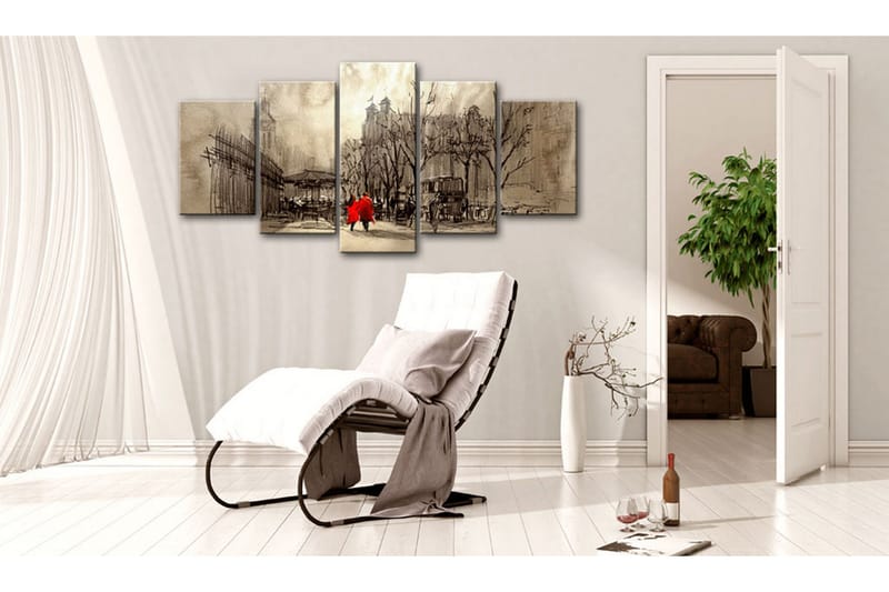 Tavla Romantic Stroll 200x100 - Artgeist sp. z o. o. - Inredning & dekor - Tavlor & konst - Canvastavla