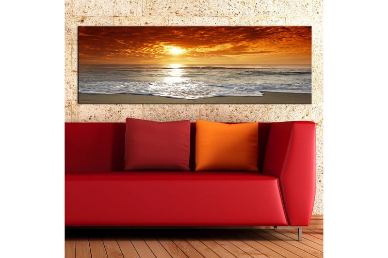 Tavla Romantic sunset 135x45 cm