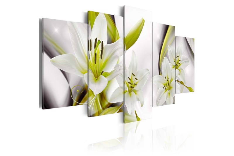 Tavla Royal Flower 100X50 Vit - Artgeist sp. z o. o. - Inredning & dekor - Tavlor & konst - Canvastavla