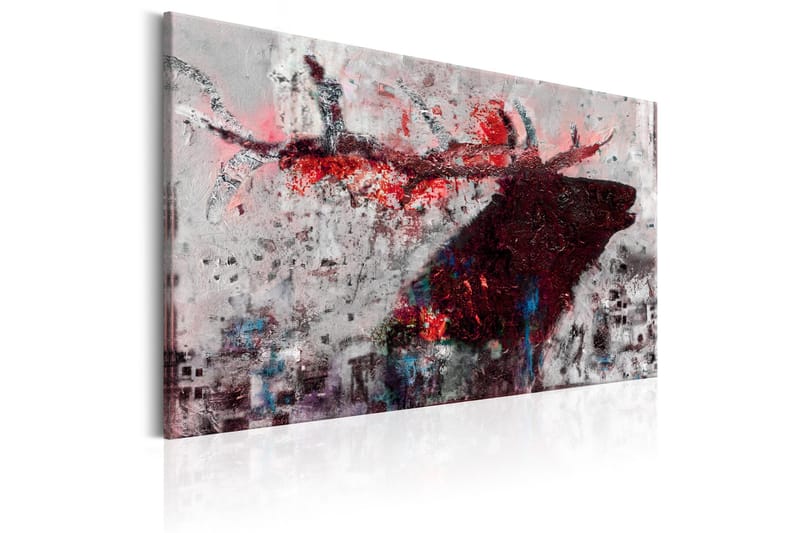 Tavla Ruby Deer 60x40 cm - Inredning & dekor - Tavlor & konst - Canvastavla