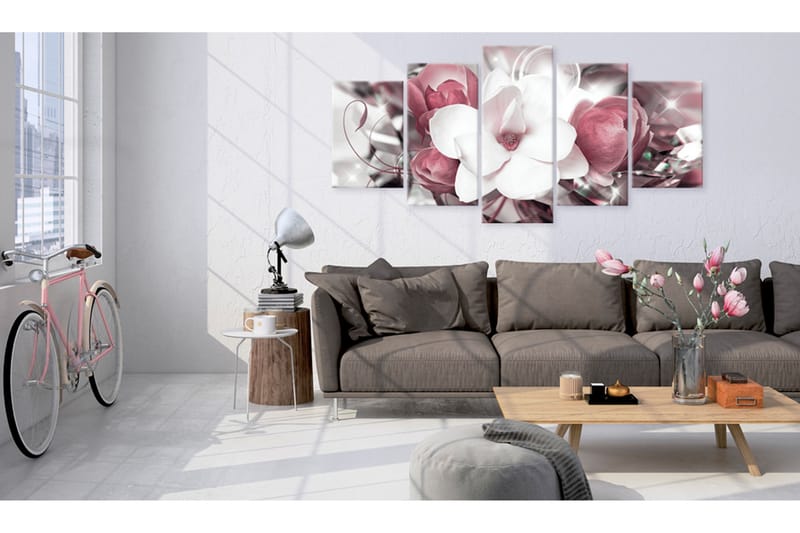 Tavla Ruby Goddess 100X50 Rosa|Röd|Flerfärgad - Artgeist sp. z o. o. - Inredning & dekor - Tavlor & konst - Canvastavla