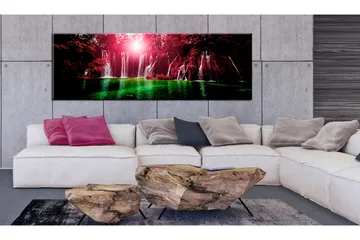 Tavla Ruby Waterfalls 150x50 - Artgeist sp. z o. o. - Inredning & dekor - Tavlor & konst - Canvastavla