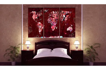Tavla Ruby World 120x80 - Artgeist sp. z o. o. - Inredning & dekor - Tavlor & konst - Canvastavla