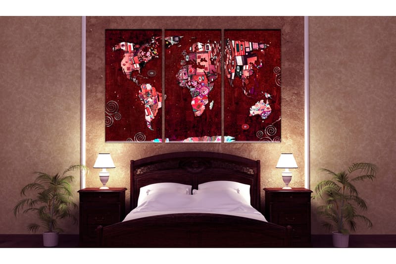 Tavla Ruby World 90x60 - Artgeist sp. z o. o. - Inredning & dekor - Tavlor & konst - Canvastavla