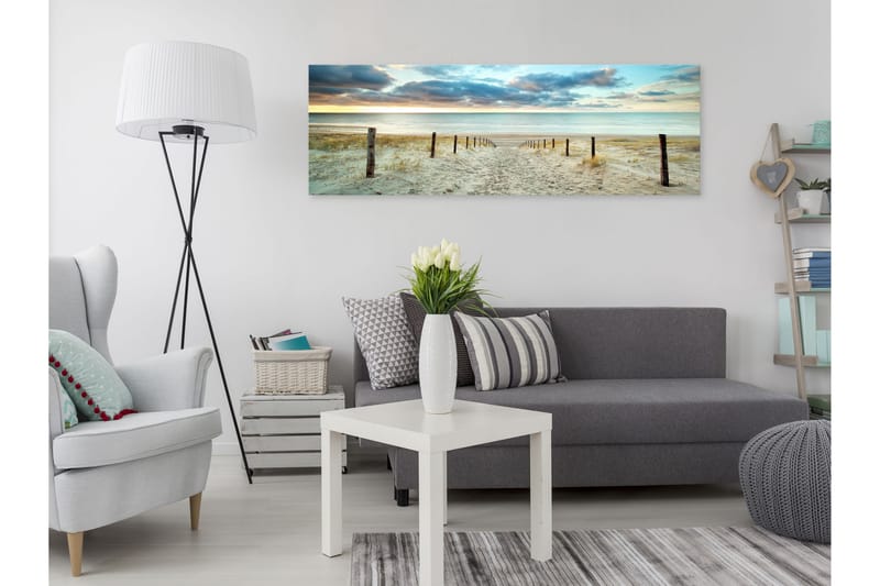 TAVLA Sand Path (1 Part) Narrow 135x45 - Artgeist sp. z o. o. - Inredning & dekor - Tavlor & konst - Canvastavla
