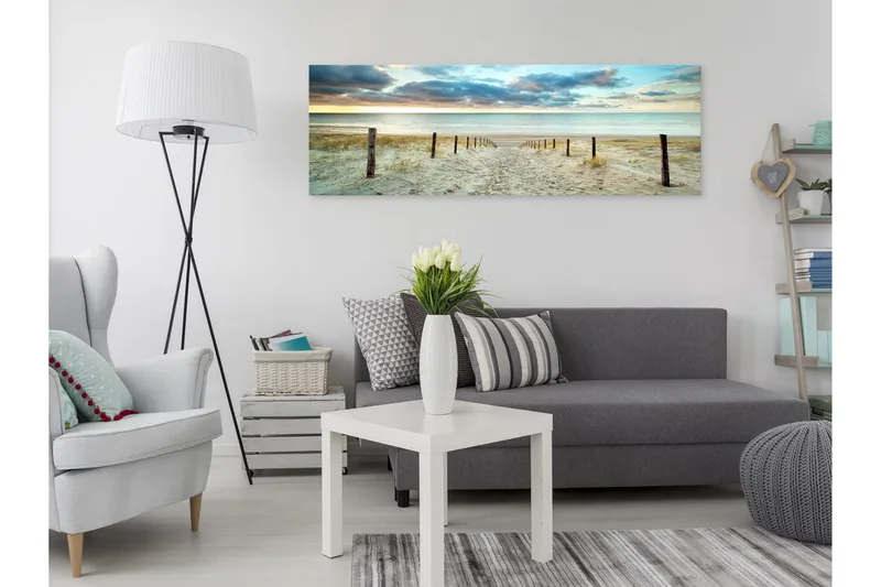 TAVLA Sand Path (1 Part) Narrow 135x45, Artgeist sp. z o. o.