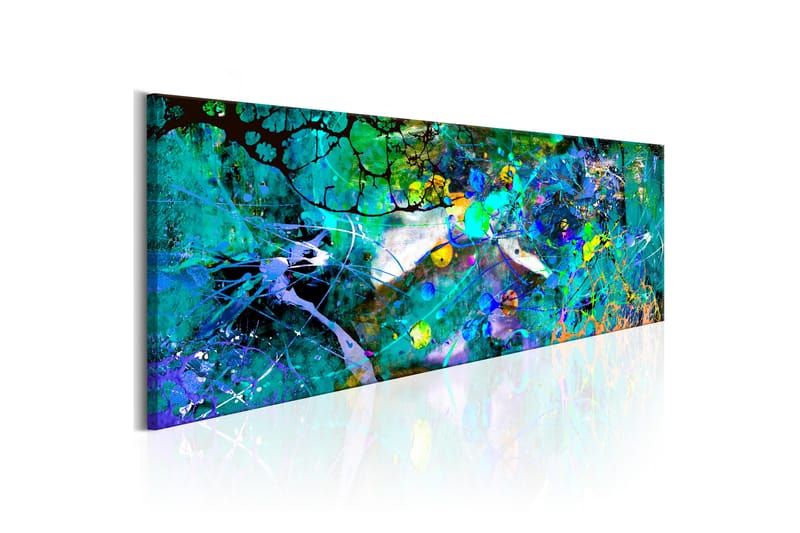 TAVLA Sapphire Jungle 135x45 - Artgeist sp. z o. o. - Inredning & dekor - Tavlor & konst - Canvastavla