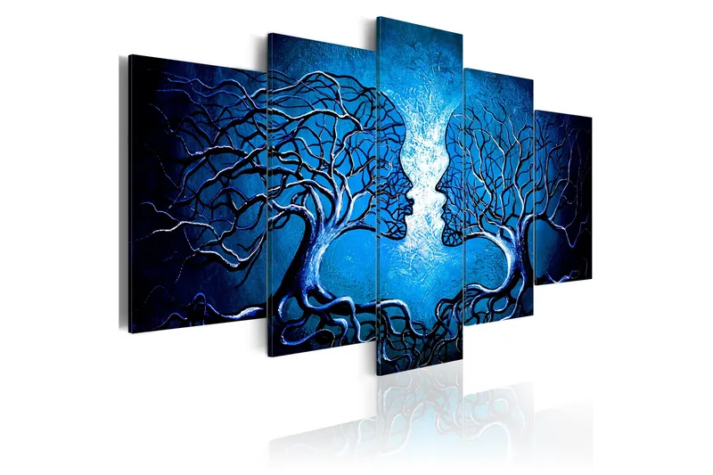 Tavla Sapphire Kiss 100X50 Blå, Artgeist sp. z o. o.